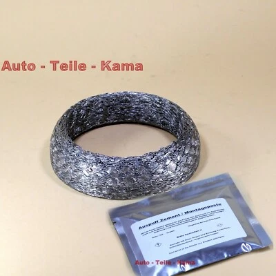 ✅ Dichtring , Dichtung für Auspuffanlage , Abgasrohr , Katalysator , inkl. Paste - Bild 1 von 4