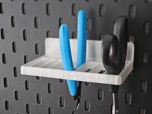 Zangen-/Scherenhalter passend für IKEA SKADIS Lochwand - viele Farben - Bild 1 von 2