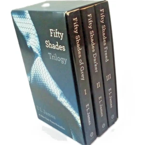 Fifty Shades Trilogy 3 Book Set Paperback In Sleeve - Picture 1 of 14