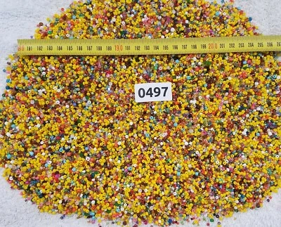 Böhmische Glasperlen Rocailles bunter Mix 5 KILO LAGERAUFLÖSUNG - Bild 1 von 3