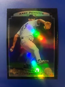 Inserto de base sólida Upper Deck Rock 1996 Andy Pettitte #RS9 Yankees - Imagen 1 de 2