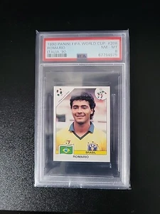 1990 Panini World Cup ROMARIO #208 PSA 8 - Picture 1 of 2