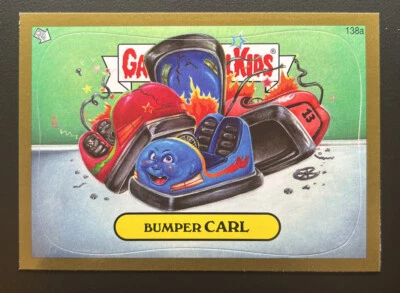 2013 Garbage Pail Kids Brand New Series 3 Gold Parallel Card BUMPER CARL 138A - Image 1 of 3
