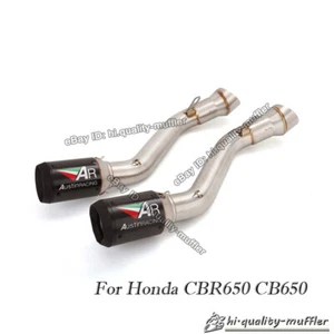 Para Honda CBR650R CBR650F CB650R CB650R CB650R CB650F Tubo de escape Silenciador Puntas Escape - Imagen 1 de 9
