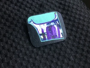 Unikat handbemalte Katze Pin auf Holz "sjs" - Bild 1 von 2