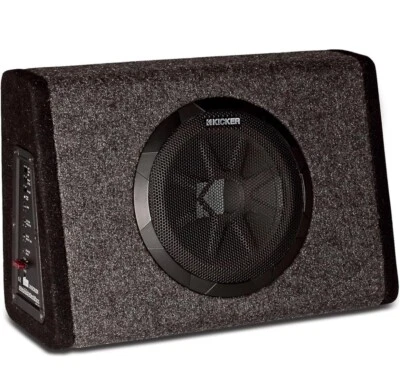 New Kicker 11PT250 10" Subwoofer with Built-In 100W Amplifier Loaded Enclosure - Image 1 of 4