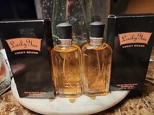 Lucky You Lucky Brand Eau De Toilette Spray 3.4oz Bundle of 2 - Picture 1 of 1