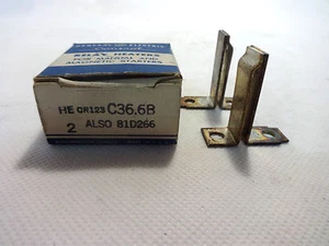 NEW BOX OF (2) GE GENERAL ELECTRIC CR123C36.6B OVERLOAD HEATER - Picture 1 of 2
