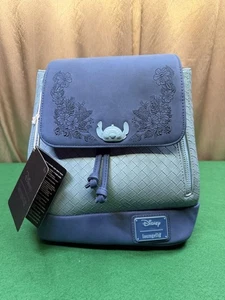 Disney Stitch Loungefly Mini Backpack - Embroidered Limited Edition - Picture 1 of 1