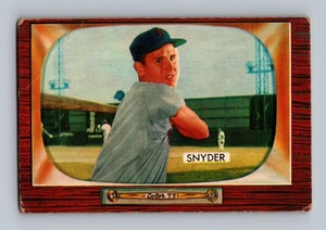 1955 Bowman #74 Jerry Snyder LOW GRADE Vintage Baseball Card - Picture 1 of 2