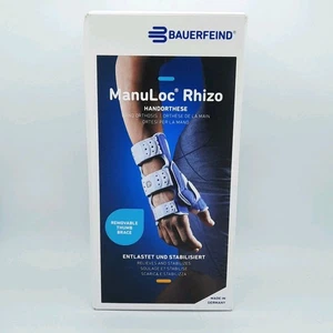 Handgelenk- und Handbandage Manuloc Rhizo Bauerfeind abnehmbarer Daumen RECHTS GR. 1 NEU - Bild 1 von 7