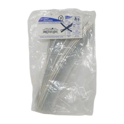 11 Count Gateway Feathers FULL LENGTH Right Wing: Fog Gray  - Image 1 of 3