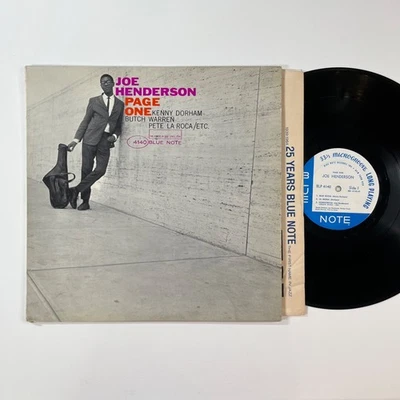 Joe Henderson Page One Blue Note BLP 4140 RVG Ear Jazz Vinyl LP Kenny Dorham - Imagem 1 de 4