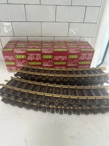 LGB 1500 CURVED 12PCS  BRASS TRACK - Picture 1 of 5