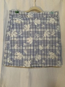 Pantalón corto Briggs Petite 14 blanco a rayas azul gris - Imagen 1 de 5