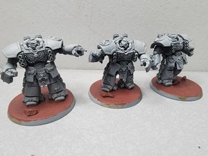 Warhammer 40K Space Marines Centurion Squad 3 Modelle grundiert bemaltfertig - Bild 1 von 16