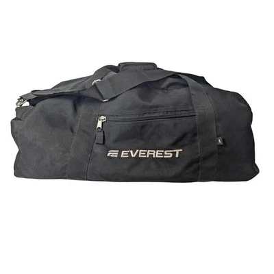 Everest Duffle Bag Extra Large 28x15x13 Black Travel Luggage Sports Athletic  - Image 1 of 4