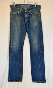 Levi's 511 Size 30X30 Men’s Dark Blue Skinny Fit Red Tab Denim Jeans - Picture 1 of 11