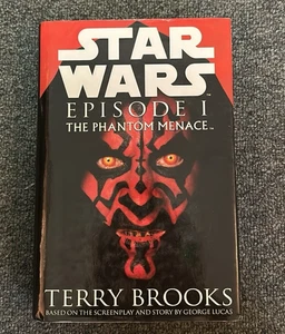 Star Wars Episodio 1 La Amenaza Fantasma Terry Brooks Darth Maul en Chaqueta Antipolvo - Imagen 1 de 3