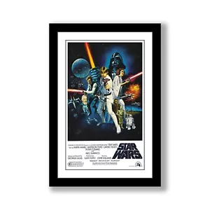STAR WARS A NEW HOPE - 11x17 Framed Movie Poster by Wallspace - Picture 1 of 6