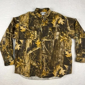 Columbia Shirt Men’s XL Camo Hunting Realtree Long Sleeve Button-Up Cotton - Picture 1 of 14