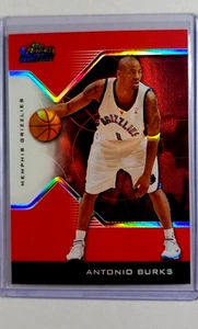 2004 2004-05 Topps Finest Red Refractor #155 Antonio Burks /149 RC Rookie Card - Picture 1 of 2
