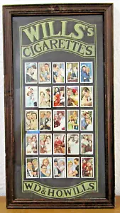 Antique Framed Will's Cigarettes Cards W.D. & H.O. Wills circa 1900 - Picture 1 of 6
