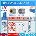 Drain Cleaning Foam Sink And Drainage Cleaner Pipe Dredge Deodorant Drain 2X60ml