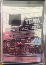 2016 Panini Prizm Team Race Used Clint Bowyer