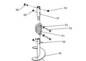 Spring 8980 ARDISAM/EARTHQUAKE/ESKIMO OEM FITS SOME EARTH AUGER UNITS - Picture 1 of 6