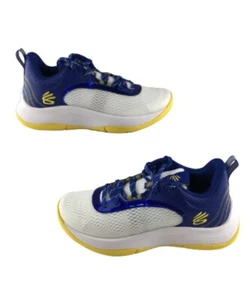 Zapatos de baloncesto Curry 3Z6 Warriors Home azul real escuela primaria jóvenes 5,5 años - Imagen 1 de 18