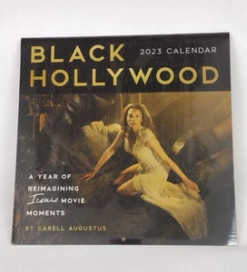 2023 Black Hollywood Wall Calendar : A Year of Reimagining Iconic Movie Moments - Imagen 1 de 2