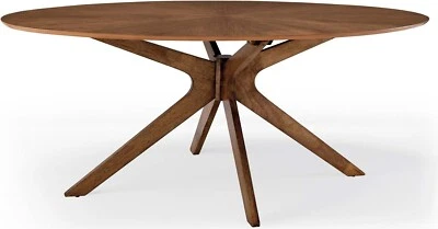 Mesa de Comedor Modway Crossroads Madera, 71", Madera de Roble Nogal Marrón Foto 1 de 4