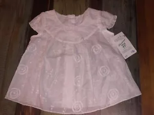 NWT Girls GLORIMONT Sz 2T white flower embroidered Top ~ ruffle cap sleeves - Picture 1 of 4
