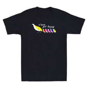C'mon Get Happy Partridge Family Funny Birds Vintage Men's Short Sleeve T-Shirt - Picture 1 of 8
