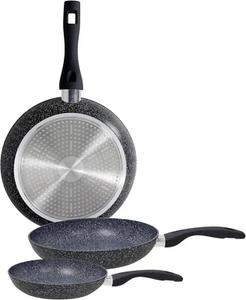 SET 3 PADELLE TOGNANA GEMSTONE 20, 24, 28CM ANTIADERENTE ANCHE PIANI INDUZIONE - Foto 1 di 1