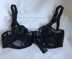 Victoria's Secret Very Sexy Unlined Mesh Balconette Bra Size 32DD - Jade Green - Picture 1 of 5