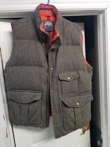 Roots vest XL mens quilted wool down filled puffer hunting - Picture 1 of 4
