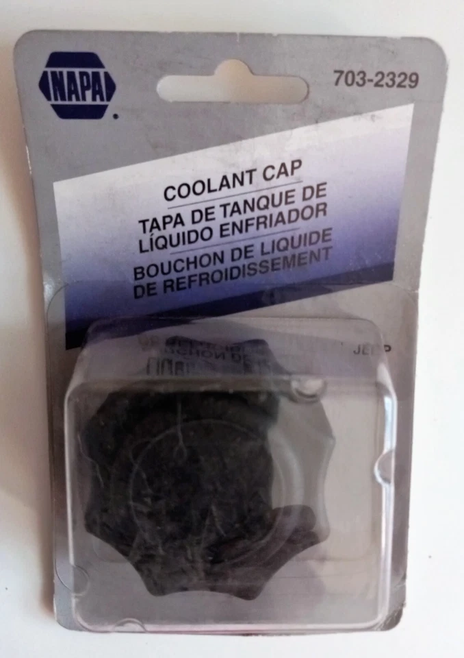 Genuine Napa 7032329 Coolant  Cap- Dorman 82600 for Dodge, Eagle, Jeep - Image 1 of 1