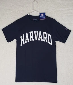 NEW Champion Harvard University Shirt Mens Size Small S Blue Spell Out NWT - Picture 1 of 11