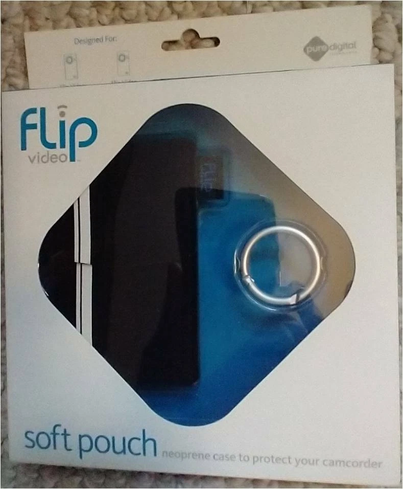 Black Flip Video Pouch (New) In the original packaging - Image 1 of 1