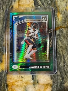 2024 Panini Donruss - Rated Rookie Jawhar Jordan #247 Green Hyper Prizm (RC) - Picture 1 of 2
