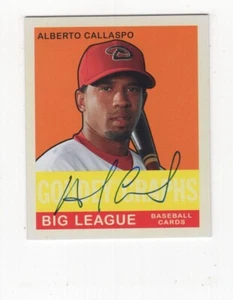 2007 UD GOUDEY BÉISBOL GOUDEY GRÁFICOS ALBERTO CALLASPO DIAMONDBACKS - Imagen 1 de 2