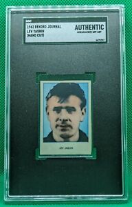 1962 Rekord Journal Lev Yashin Rookie Card SGC Authentic