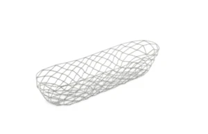 Thirstystone White Oval Wire Bread Basket - Picture 1 of 1