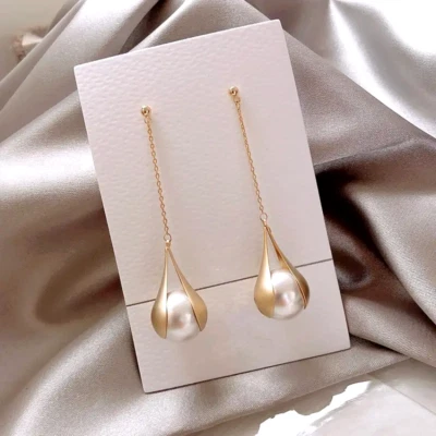 Fashion Shiny Exquisite Dancing Elf Stud Earrings Party Holiday Gift Women Girls - Image 1 of 4