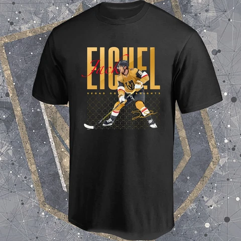 Jack Eichel Golden Knights Las Vegas Hockey Team Unisex T-Shirt Gift Fan S-3XL Cover