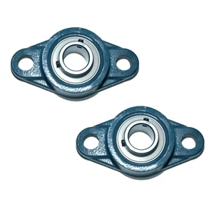 2x UCFL204/12 3/4" bore 2-Bolt Flange Pillow Block Bearing Self Aligning - Picture 1 of 3
