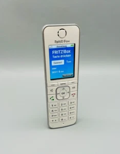 AVM FRITZ!Fon C6 DECT Komforttelefon Telefon Mobilteil weiß geprüft - Zdjęcie 1 z 5