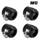 4PCS AN12 Alloy Car Hose Finisher Clamp Hose End Cover Fitting Adapter Connector